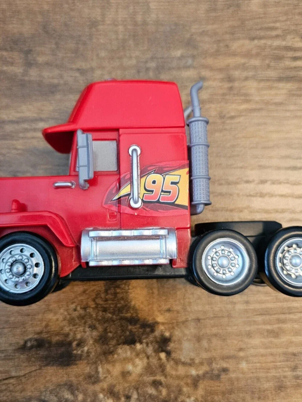 Disney Pixar Cars Mack Rusteze Truck Hauler Cab Only Red 95 Toy
